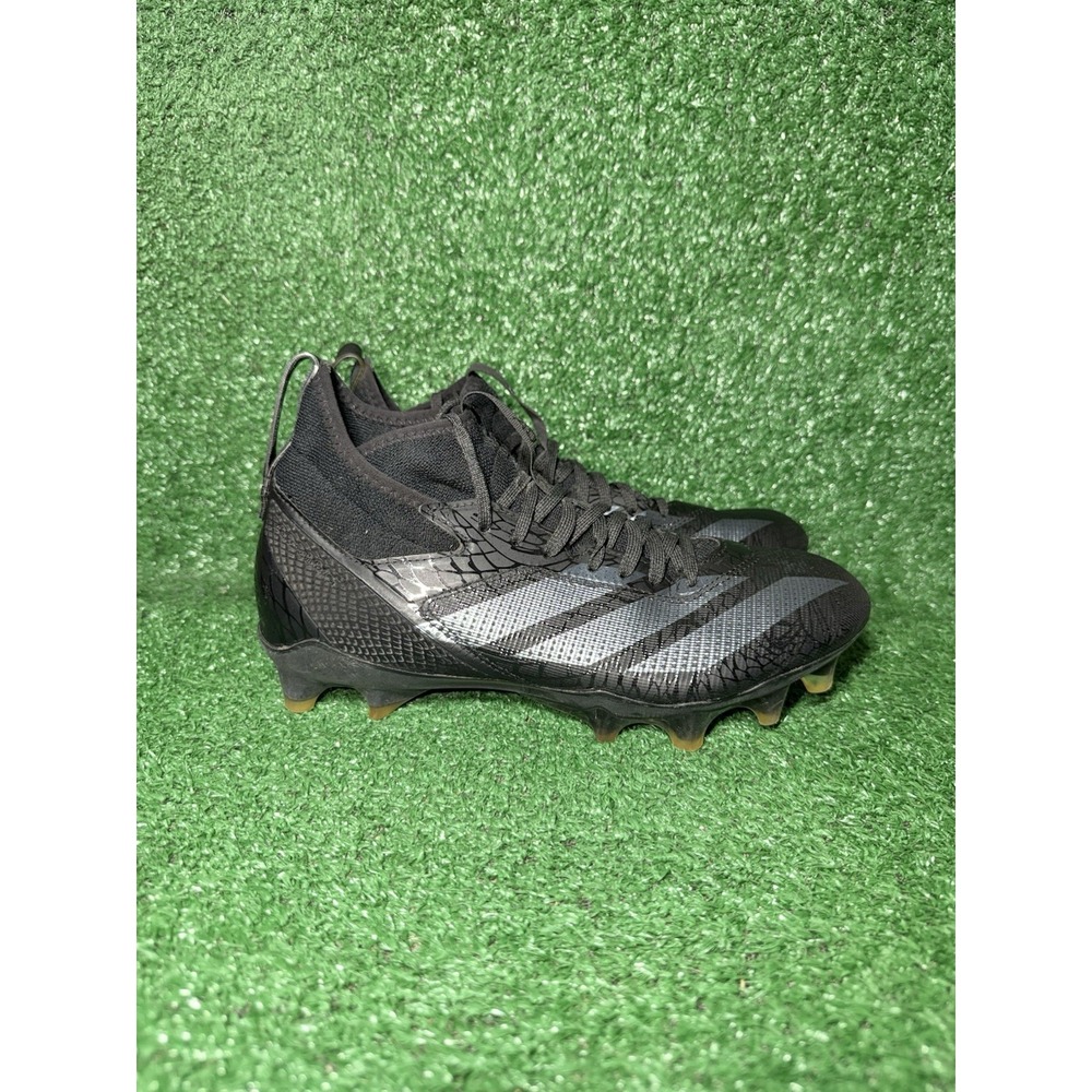 Adidas Adizero Electric Football Cleats Black Sport Shoes Mens Size 8 IH0885